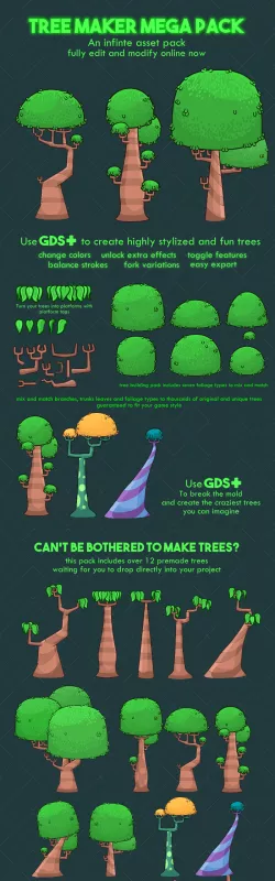 Tree creator mega pack