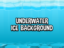 Underwater ice background