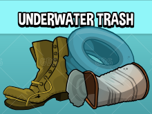 Underwater trash