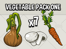 Vegetable ingredient icons