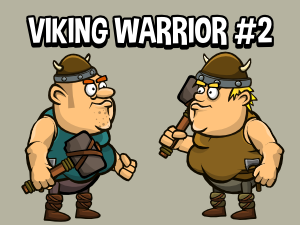 Viking character game asset