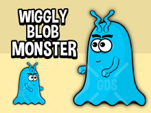 Wiggly blob monster