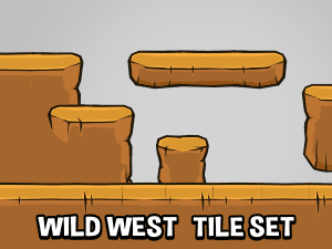Wild west tile set