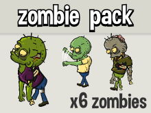 Zombie character pack