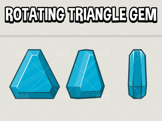 animated rotating triangle jewel