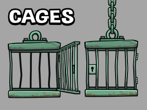 cages game assets
