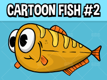 cartoon style fish 2