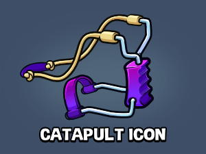 catapult with arm rest