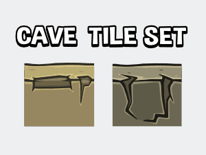 cave tile set 2d game tile set