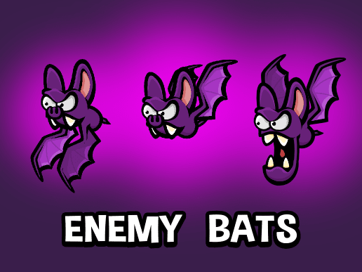 Enemy bat game sprite