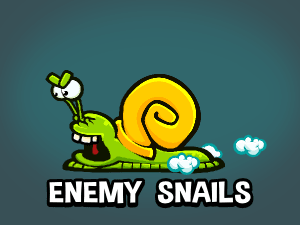 Enemy snail game sprites