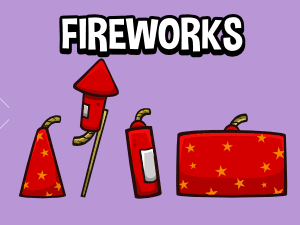 fireworks game sprites
