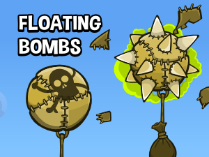 floating bombs game assets