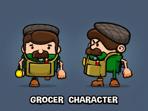 green grocer game character