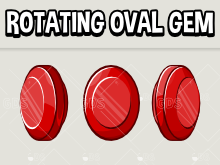 rotating oval gem