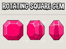 rotating square jewel