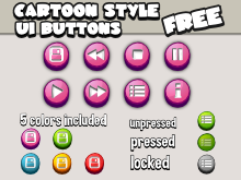 round buttons free