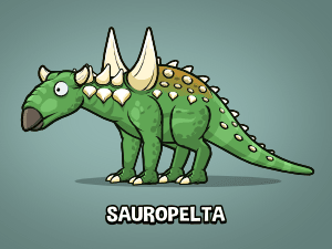sauropelta animated dinosaur sprite