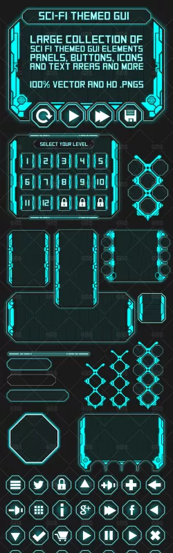 sci fi userface theme