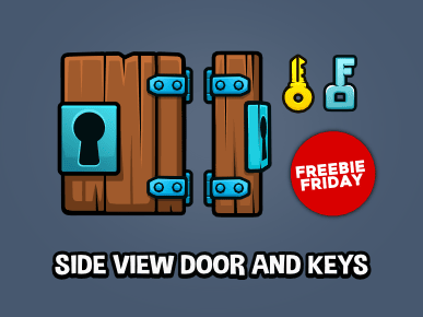 side view door and key
