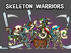 skeleton warrior mega game sprite pack