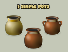 three pots