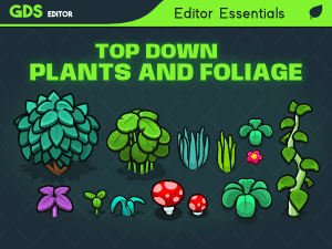 top down plants and foliage design kit