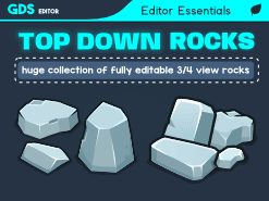 top down rocks pack