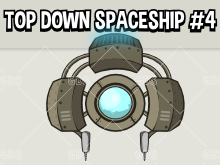 top down spaceship four