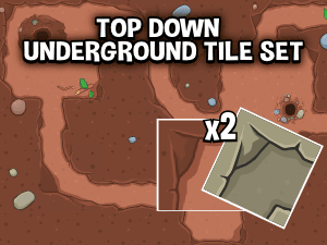 top down underground tile sets