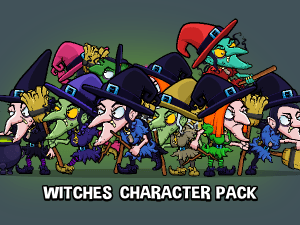 witch character mega pack