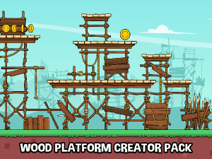 wooden platform creator pack