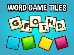 word game tiles game assets